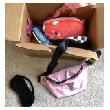 Box of bags and purses