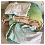 Pottery Barn Teen bedding and matching curtains