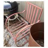 Heavy vintage garden chair