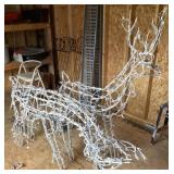 Pair of light up Christmas deer