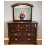 Large dresser with mirror
