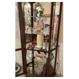 Contents of curio cabinet