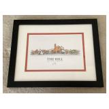 Framed John Pils The Hill print 13x17