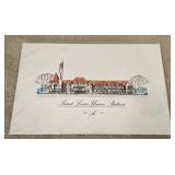 Unframed John Pils STL Union Station print 11x17
