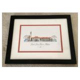 Framed John Pils STL Union Station print 13x17