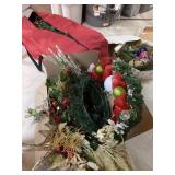 Large lot of large Christmas decor