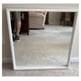 26' square framed wall mirror