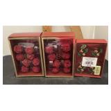 3 sets of Lenox napkin rings