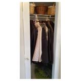 Contents of right side of foyer closet