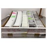 Large box of baseball cards