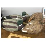 4 foam duck decoys