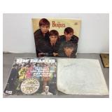 3 Beatles 45s with picture sleeves