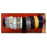 Costume jewelry bracelets
