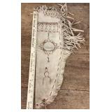 Native American fringed leather quiver