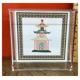 Decorative acrylic tray