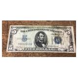 $5 silver certificate