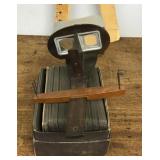 Stereoscopic viewer plus 1904 Worlds Fair slides