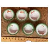 6 Royal Rudelstadt porcelain bowls