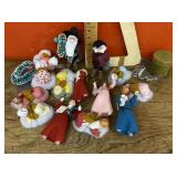 Simpich Christmas figural ornaments