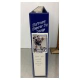 1990-91 Upper Deck hockey card set in binder