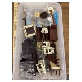 Collection of dollhouse furniture