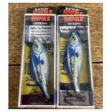 2 St. Louis Blues Rapala fishing lures