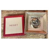 Monet brooch with original box