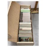 Box of assorted baseball cards
