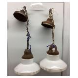 Pair of vintage pendant lights