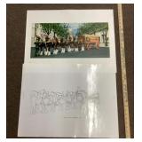 2008 Clydesdales stein design print