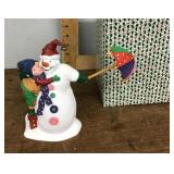 Department 56 Michael Makes a Snowman figure