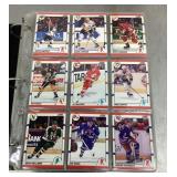 1990-91 Score Hockey card set in binder