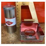 Coca-Cola straw and napkin holder