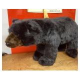 Large stuffed black bear