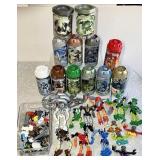 Huge lot of Lego Bionicles with canisters