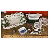 Porcelain cleanup lot with Herend, T&R Boote, etc.