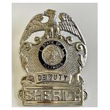 State of Illinois Deputy Sheriff hat badge