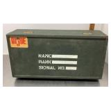 G.I. Joe footlocker with contents