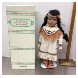 Porcelain Indian doll