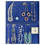 9 costume jewelry necklaces