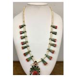 Native American necklace Jesse Monongye (?)