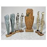 7-piece hand carved Noah