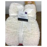 Mainstays king size faux shearling blanket