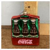 Kurt Adler Coke 6-pack ornament