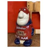 Budweiser 30th Anniversary Bud Man stein --sample
