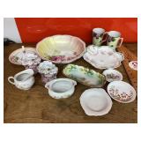 Collection of porcelain dishes