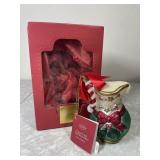 Lenox blown glass Tea Party Christmas ornament