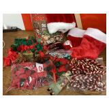 Christmas tin with decorations