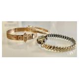 Gold filled bracelets and ladies