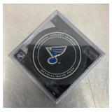 St Louis Blues official game puck